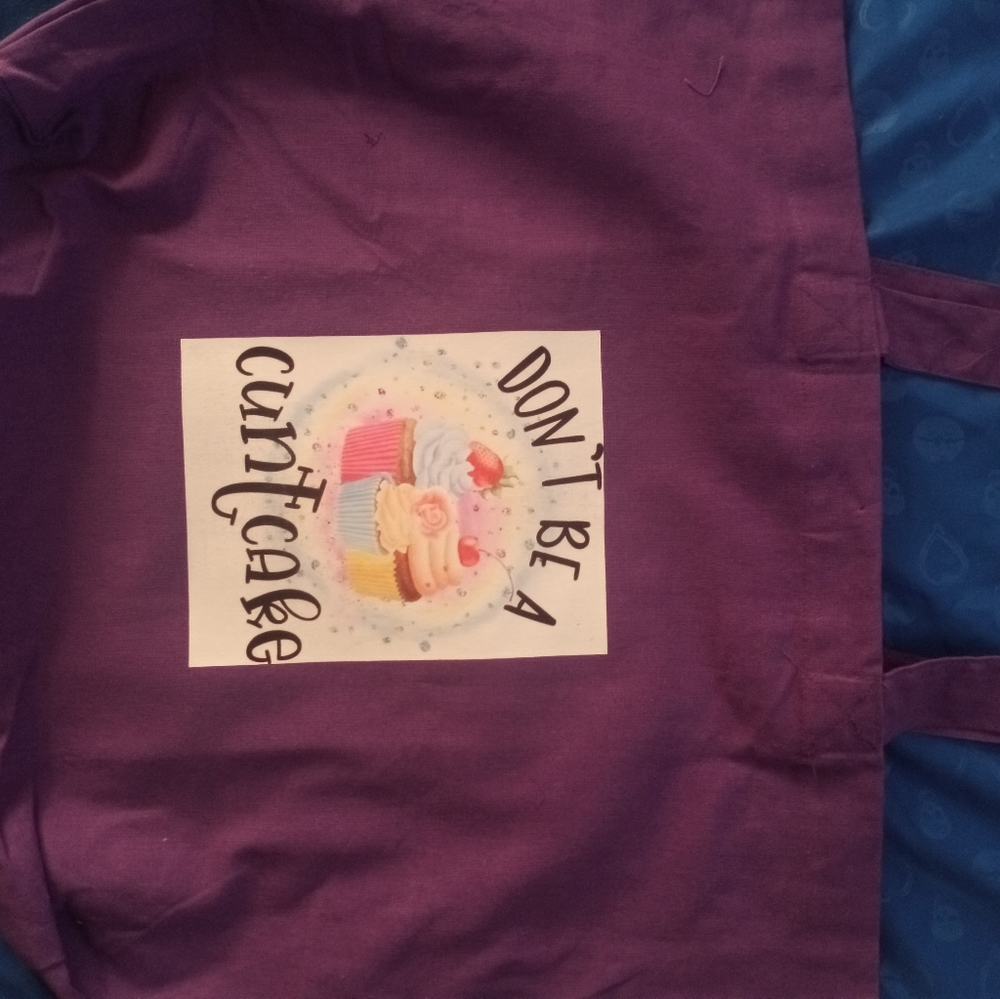 Custom canvas tote